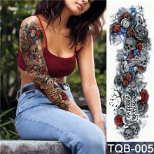 Load image into Gallery viewer, Edgy Fake Tattoo Sleeve