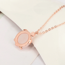 Load image into Gallery viewer, Rose Gold Lucky Pig Necklace