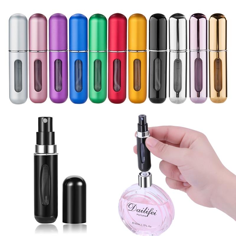 MUBTF - 5ml Portable Mini Refillable Perfume Bottle With Spray Scent